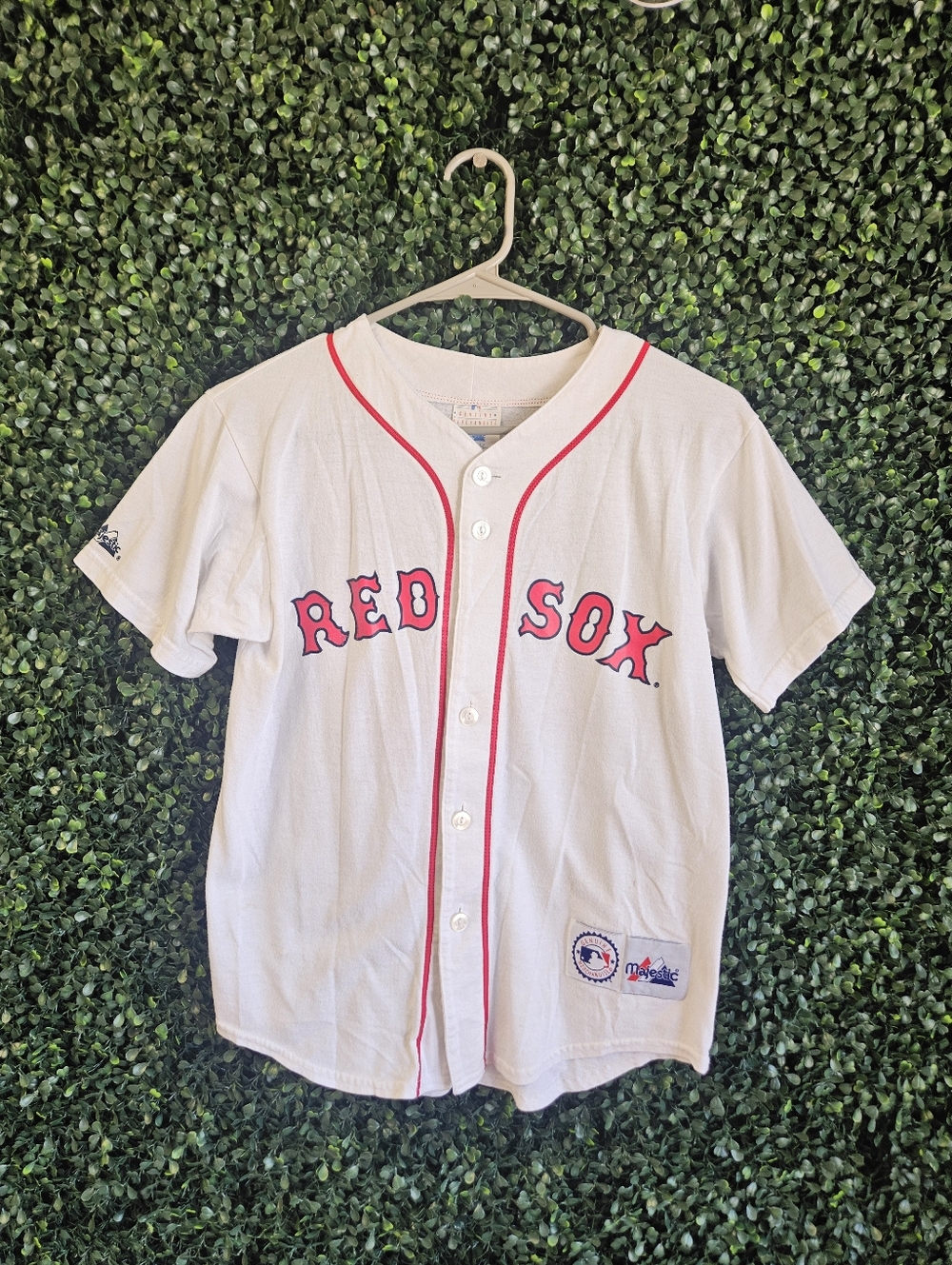 Youth Medium Red Sox Pedro Martinez #45 Baseball Jersey Style Shirt